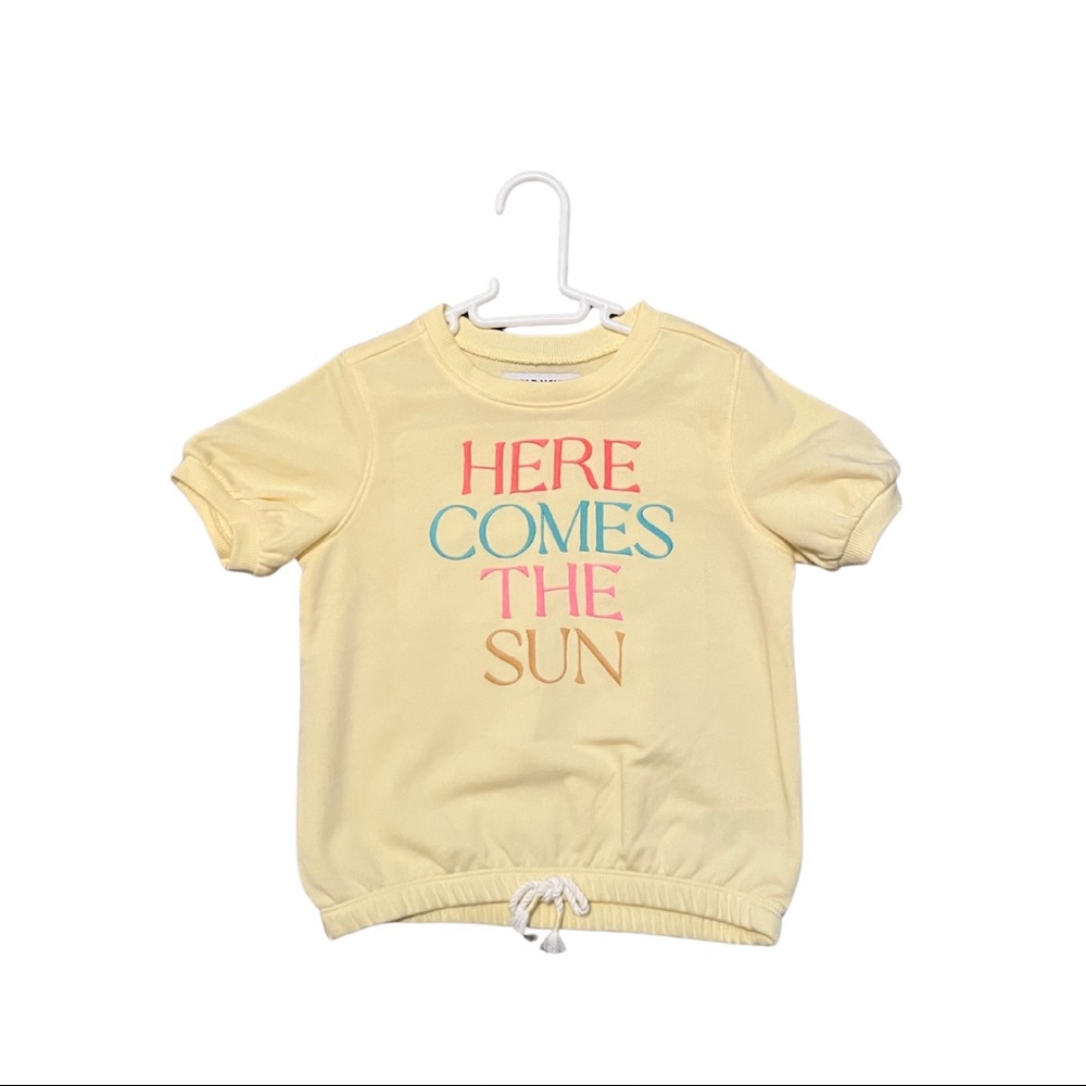 Old Navy Here Comes The Sun Terry Tee w/ draw
